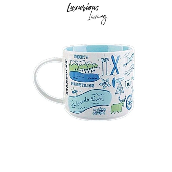 (NWT) Starbucks "Been There" Colorado Ceramic Coffee Mug with Box - 14 FL OZ - Picture 3 of 3